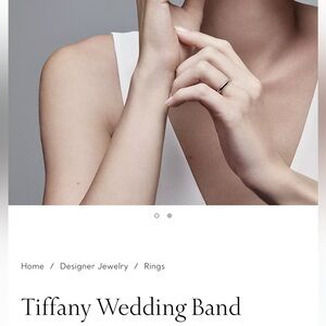 Tiffany & Co Platinum Wedding band